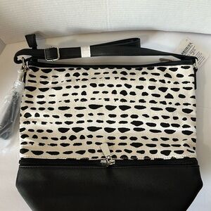 Black and white bag
